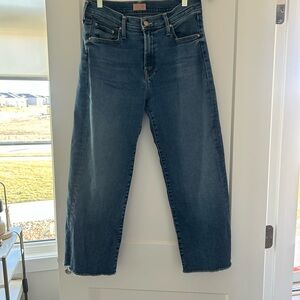 MOTHER Women's denim Cropped Jeans